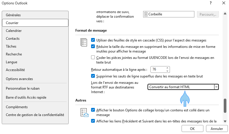 Fichier Winmail.dat affiché dans une messagerie avec problème de pièces jointes Outlook